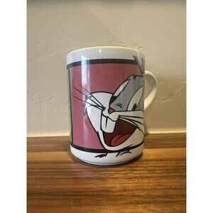 Bugs Bunny 12 Oz Ceramic Mug Gibson Warner Bros Looney Tunes Vintage 2000 Y2K